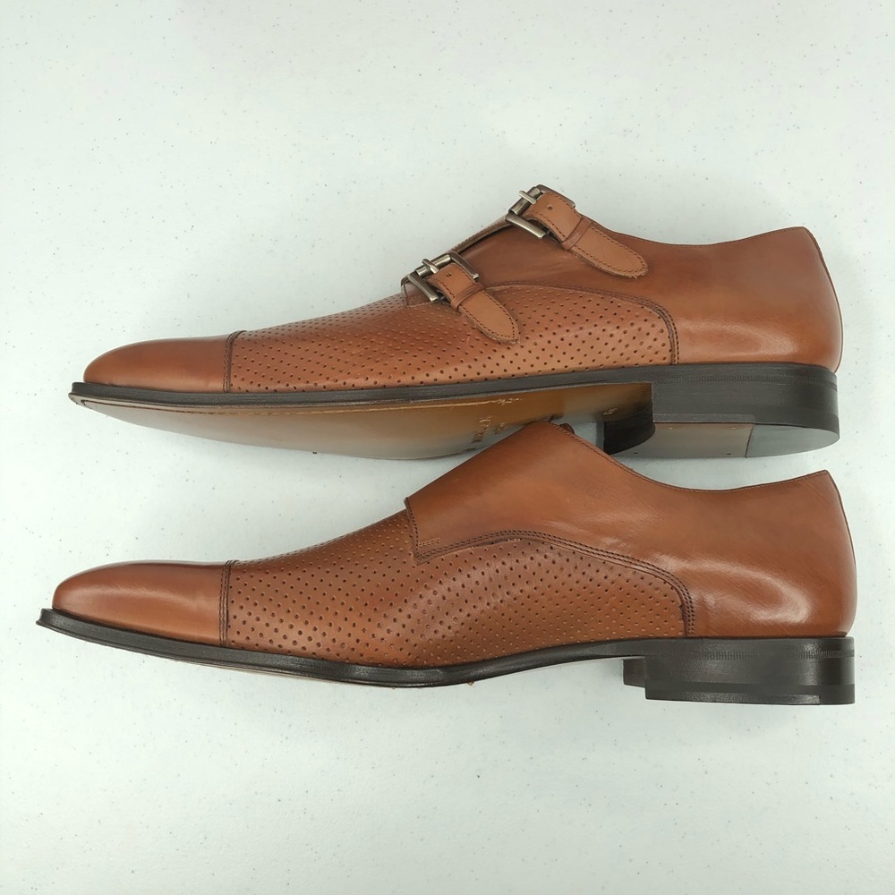 Mezlan Rocky Double Monk Strap Loafers Leather - Picture 3 of 9